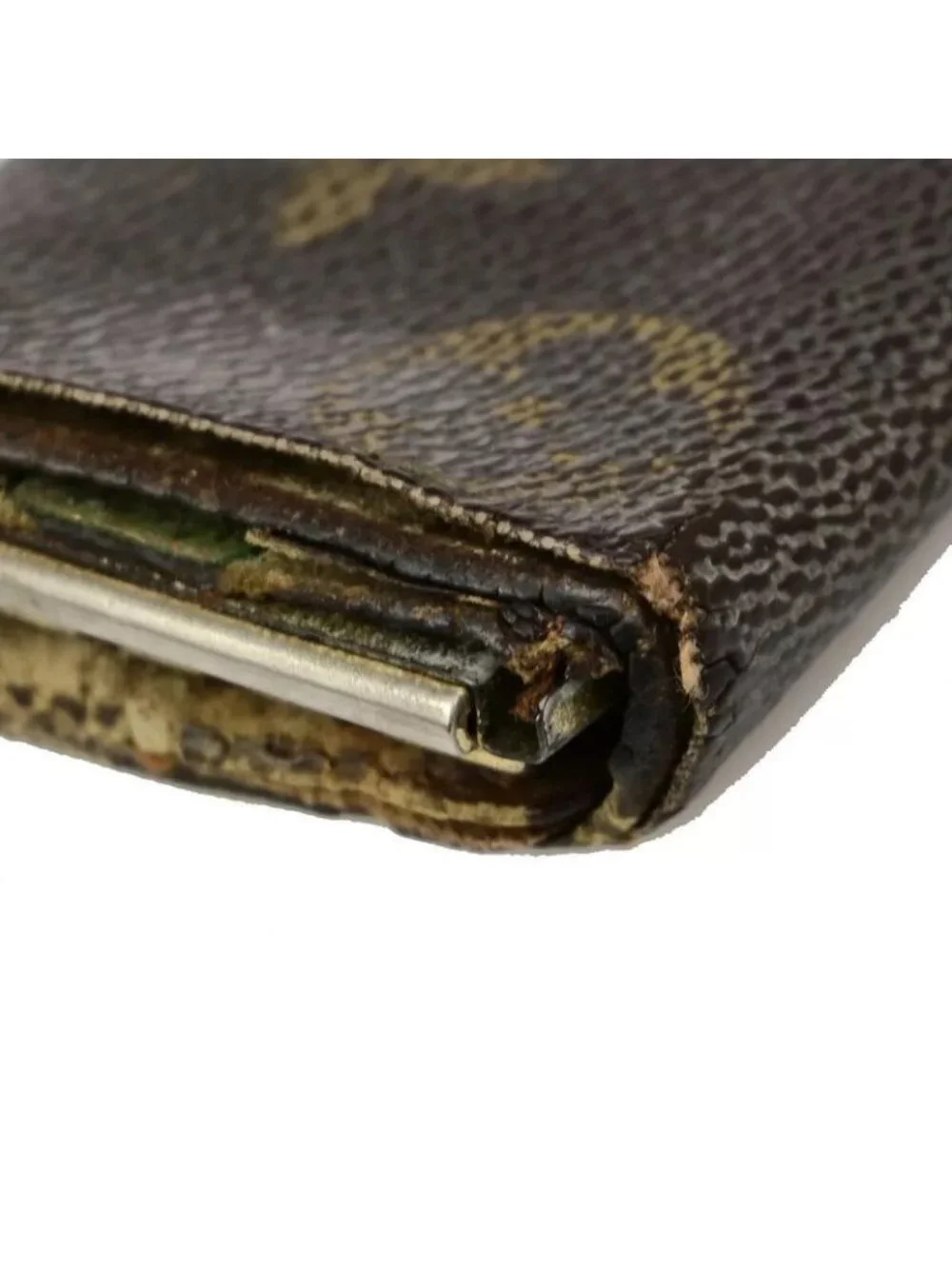 Louis Vuitton Long Wallet Monogram 3 Set Bifold 66 Bs078 - Picture 10 of 10